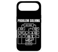 Problem Solving Flowchart Funny Office Humor for Engineers Coque pour iPhone Air