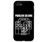 Problem Solving Flowchart Funny Office Humor for Engineers Coque pour iPhone SE (2020) / 7/8