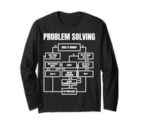 Problem Solving Flowchart Funny Office Humor for Engineers Manche Longue