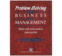 Problem Solving In Business And Management