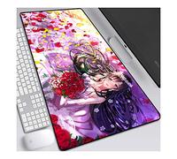 Problème d'amour des Jeunes Tapis de Souris Anime 800x300mm, Grand Tapis de Souris de Jeu Professionnel XXL avec Base en Caoutchouc de 3mm d'épaisseur, pour Ordinateur PC, Q