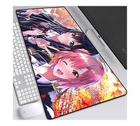 Problème d'amour des Jeunes Tapis de Souris Anime 800x300mm, Grand Tapis de Souris de Jeu Professionnel XXL avec Base en Caoutchouc de 3mm d'épaisseur, pour Ordinateur PC, R