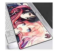 Problème d'amour des Jeunes Tapis de Souris Anime 800x300mm, Tapis de Souris de Jeu Professionnel Grand XXL étendu avec Base en Caoutchouc de 3mm d'épaisseur, pour Ordinateur PC, H