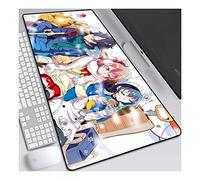 Problème d'amour des Jeunes Tapis de Souris Anime 800x300mm, Tapis de Souris de Jeu Professionnel Grand XXL étendu avec Base en Caoutchouc de 3mm d'épaisseur, pour Ordinateur PC, G