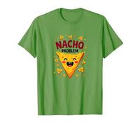 Problème de Nacho : Graphique de Jeu de Mots Mexicain Mignon T-Shirt, Homme, Herbe, XXL