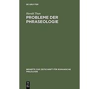 Probleme Der Phraseologie