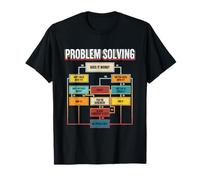 Problème - Graphique de résolution de l'organigramme Geek NerdBrain Logic T-Shirt