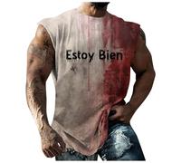 Problème Résolu T Shirt Homme Halloween Bloody Shirt Problem Solved Graphic Débardeur Streetwea Deguisement Bloody Horreur Costume Sanglant Tee Shirt Blood Haut Zombie Sang Qui Fait Peur sans Manches