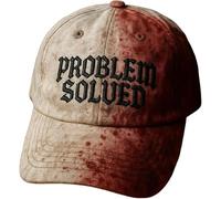 Problème Résolution Casquette Halloween Baseball Casquettes Unisexe Casquette de Baseball Sangulaire pour Femmes Hommes Halloween Costume Casquettes Décontractées (DE/NL/SE/PL, Alphanumérique, Taille