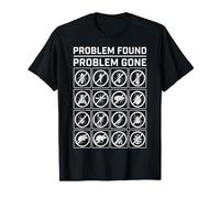 Problème trouvé Problème disparu Contrôle des parasites T-Shirt