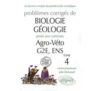 Sujets de Biologie-Géologie corrigés posés aux concours Agro-Veto-GE2-ENS