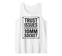 Problèmes de Confiance commencés avec Une Prise de 10 mm pour mécanicien de Voiture Débardeur