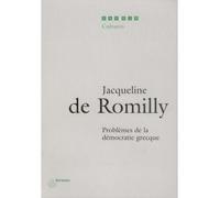 Jacqueline de Romilly – Problèmes de la démocratie grecque – Essai – Broché
