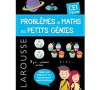 Problèmes de maths des petits génies CE1 Collectif (Auteur)