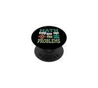 Problèmes de Maths Symboles Drôle d'enseignant Mème PopSockets PopGrip Adhésif