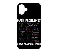 Problèmes mathématiques J'Ai Assez de calculs mathématiques déjà Amusants Coque pour iPhone 16 Plus