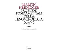 Problemi fondamentali della fenomenologia (1919-20)