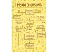 PROBLEMLÖSUNG | Bürohumor: Lustiges Notizbuch mit Flowchart-Cover - Ideal für Büroangestellte, Teamleiter, Manager, Studenten und alle, die Notizen ... und kreative Ideen organisieren möchten