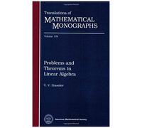 Problems And Theorems In Linear Algebra