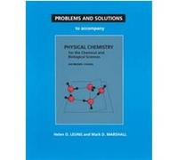 Problems & Solutions to Accompany Chang's Physical Chemistry for the Chemical & Biological Sciences Mark Marshall (Auteur)