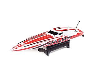 Proboat Impulse 32" Brushless Deep-V RTR with Smart, White/Red
