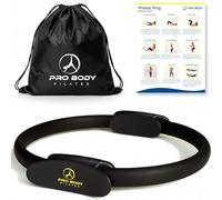 ProBody Pilates Ring Circle, Magic Circle Pilates Ring 35,6 cm pour entraînement de la Cuisse, Anneau de Yoga tonifiant pour la Cuisse, équipement de Pilates à Domicile pour Femme, équipement de