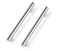 Probrico 10 Pack poli Chrome armoire moderne style européen t - pull poignée en acier inoxydable pour armoire armoire 7-9/16 "trou Centre