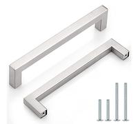 Probrico de cuisine Poignées et boutons en acier inoxydable Placard 1212 mm à angle droit Barre à partir en nickel brossé