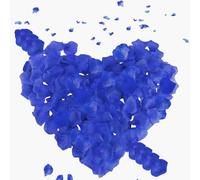 Probuk 1200 Pièces Pétales de Bleu Artificiels, Faux Petale de Rose pour Nuit Romantique, Mariage, Événement, Fête, Décoration,Artificielles avec Rose,Décoration de Maison, Cadeau pour Adultes