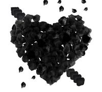 Probuk 1200 Pièces Pétales de Noir Artificiels, Faux Petale de Rose pour Nuit Romantique, Mariage, Événement, Fête, Décoration,Artificielles avec Rose,Décoration de Maison, Cadeau pour Adultes