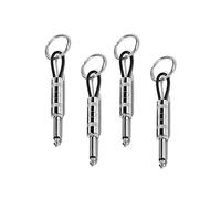 Probuk 4 Pièces Porte-clé Mural Marshall Acier Inoxydable crochets de porte-clés muraux,JCM800 guitare Keychain organisation de stockage à domicile porte-clés guitare