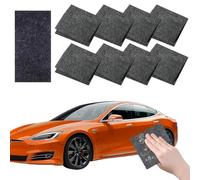 Probuk 8 PCS Chiffons Nano Anti-Rayures pour Voiture, Efface Rayures Rapide, Compatible Toutes Couleurs de Carrosserie, Réparation Éraflures Légeres sans Polissage et Restaure Brillant