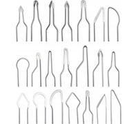 ProBurner 21Tips Set - 21x pointes Loop pour la pyrogravure | Pour les appareils de pyrogravure 60W (RBB60W, RBR60W, Black Fenix) | Bois & Cuir | Incl