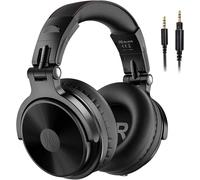 Proc Casque Bluetooth Sans Fil Et Mode Filaire, 110 Heures D'Utilisation,Casque Audio Avec Micro, Hi-Res Audio, Coussinets En Protéines Douces, Extra Basses, Confortable Léger Pliable Noir