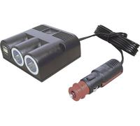 ProCar 67325501 Répartiteur pour allume-cigare Nombre de prises allume-cigares 2 x Interfaces : USB 2 x Charge de courant max 16 A