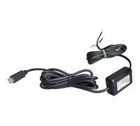 ProCar Câble de charge USB-C IP44 3000 mA Charge de courant max=3 A pour un branchement direct sur la batterie 12 V sur 5 V, 24