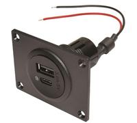 ProCar Power Prise USB C/A double prise EV 12-24 V Sortie 5 V DC prise de courant téléphone portable charge tablette