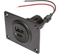 Pro Car Prise double USB-C®/A Power 12 ou 24 V/DC