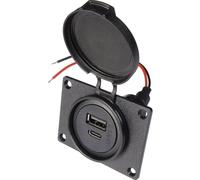 ProCar Power USB C/A double prise Charge de courant max=3.6 A 12 V, 24 V