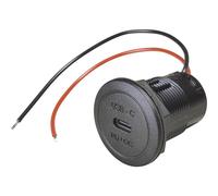 ProCar Power USB-C prise encastrée PD/QC EV ou LED max. 50 watts Charge de