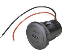 ProCar Power USB-C prise encastrée PD/QC EV ou LED max. 50 watts Charge de courant max=3 A 12 ou 24 V/DC