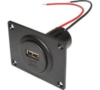 ProCar Prise d’Alimentation USB encastrable avec Plaque de Montage Charge de Courant Max=3 A Convient pour (détails) US