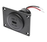 ProCar Prise encastrée Power USB-C PD/QC 60 W + PL. DE MONTAGE Sans LED 12 V,