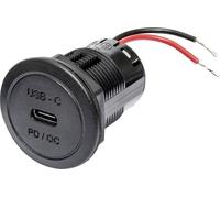ProCar Prise femelle encastrée Power USB-C PD/QC 60 watts sans LED 12 V, 24 V