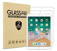 ProCase 2 Verre Trempé iPad 9.7", iPad 6/5/Pro 9.7"/Air 2/Air 1, Film Protection Screen Protecteur, Anti Rayures Sans Bulles 0.33mm Épaisseur Dureté 9H