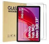 ProCase 2 Verre Trempé pour Lenovo Idea Tab 11" 2025/ Tab M11 2024 (TB330FU)/ Tab K11 et K11e 2024 11" Pouces, Film Protection Écran pour Lenovo 11" Tab M11/K11 2024 Anti-Rayures sans Bulles -Clair
