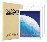 Procase 2 Verres Trempé iPad Air 3/iPad Pro 2 10.5 Pouces, Modèle A2123 A2152 A2153 A2154 A1701 A1709 A1852, Film Protection Screen Protecteur, Anti Rayures sans Bulles 0.33mm Épaisseur Dureté 9H