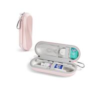 ProCase Boîte de Rangement pour Brosse À Dents Électrique de Grande Capacité,Compatible avec Oral B/B Pro/Oral-B IO 6/IO Series/Philips Sonicare, Etui de Voyage pour Brosse à Dents électrique -Rose
