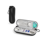 ProCase Boîte de Rangement pour Brosse À Dents Électrique de Grande Capacité,Compatible avec Oral B/B Pro/Oral-B IO 6/IO Series/Philips Sonicare, Etui de Voyage pour Brosse à Dents électrique -Noir