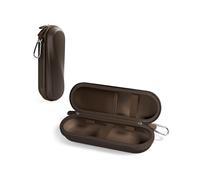 ProCase Boîte de Rangement pour Brosse À Dents Électrique de Grande Capacité,Compatible avec Oral B/Pro/Oral-B IO 6/IO Series/Philips Sonicare, Etui de Voyage pour Brosse à Dents électrique -Chocolat